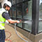 Water spray testing at The Taylor in Austin by Blue Quality Services